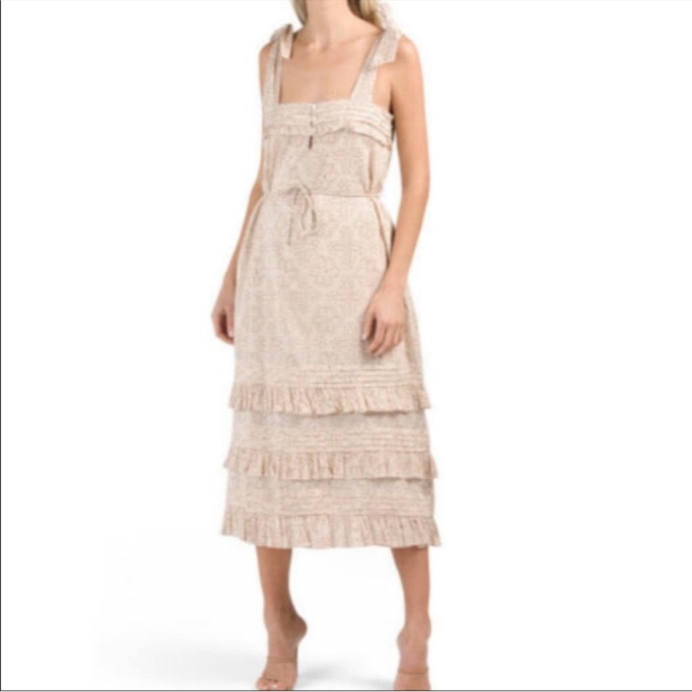 Cleobella Beige Midi Dress 🩶